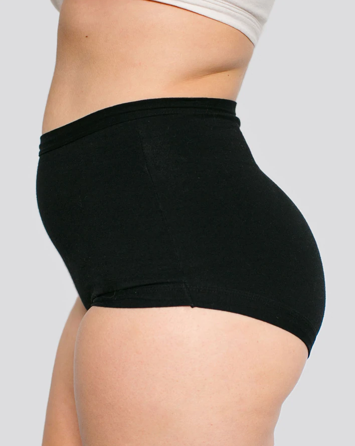 Sky Rise fit shot on person standing, side