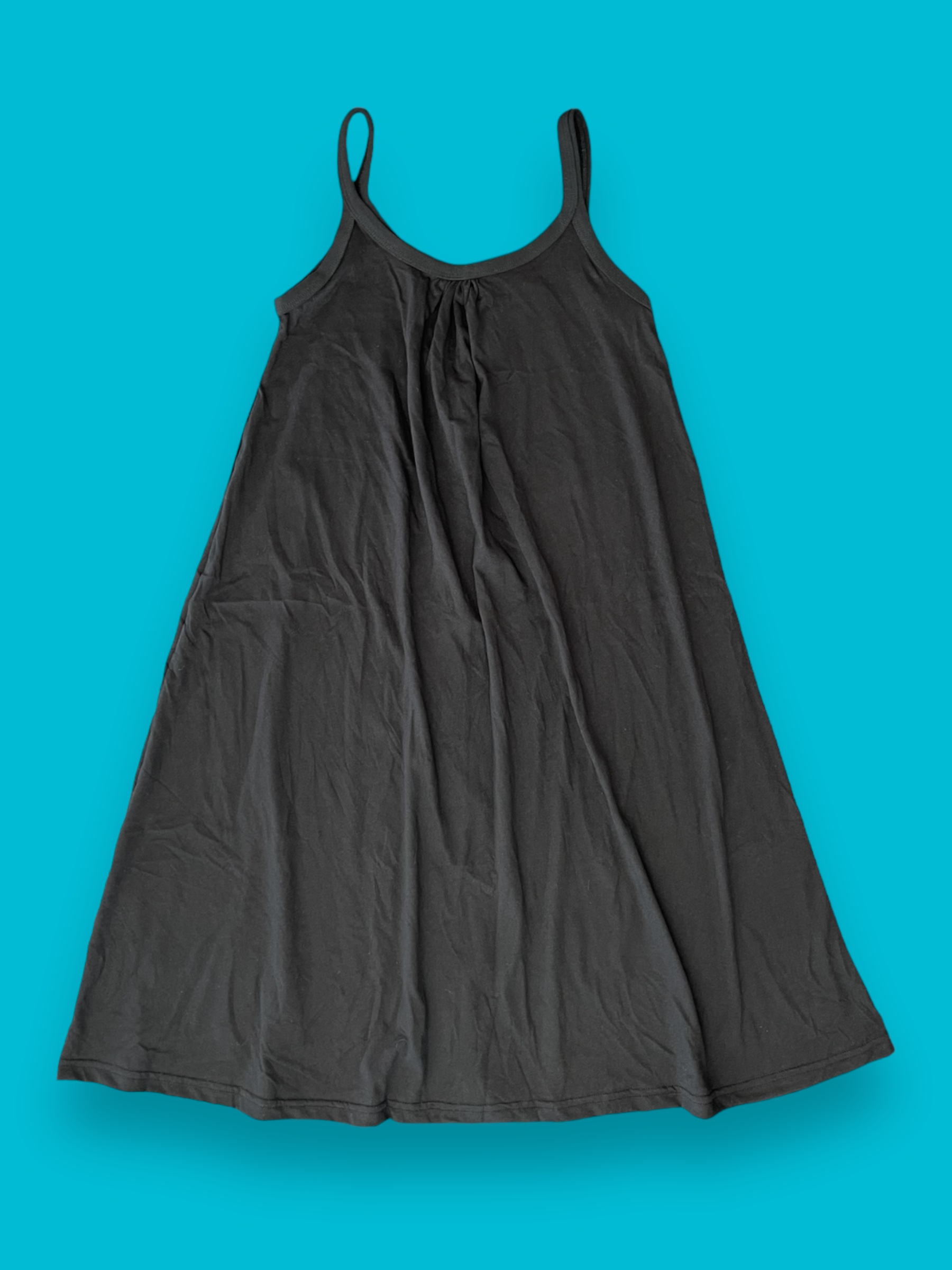 Cotton Cami Dress Black