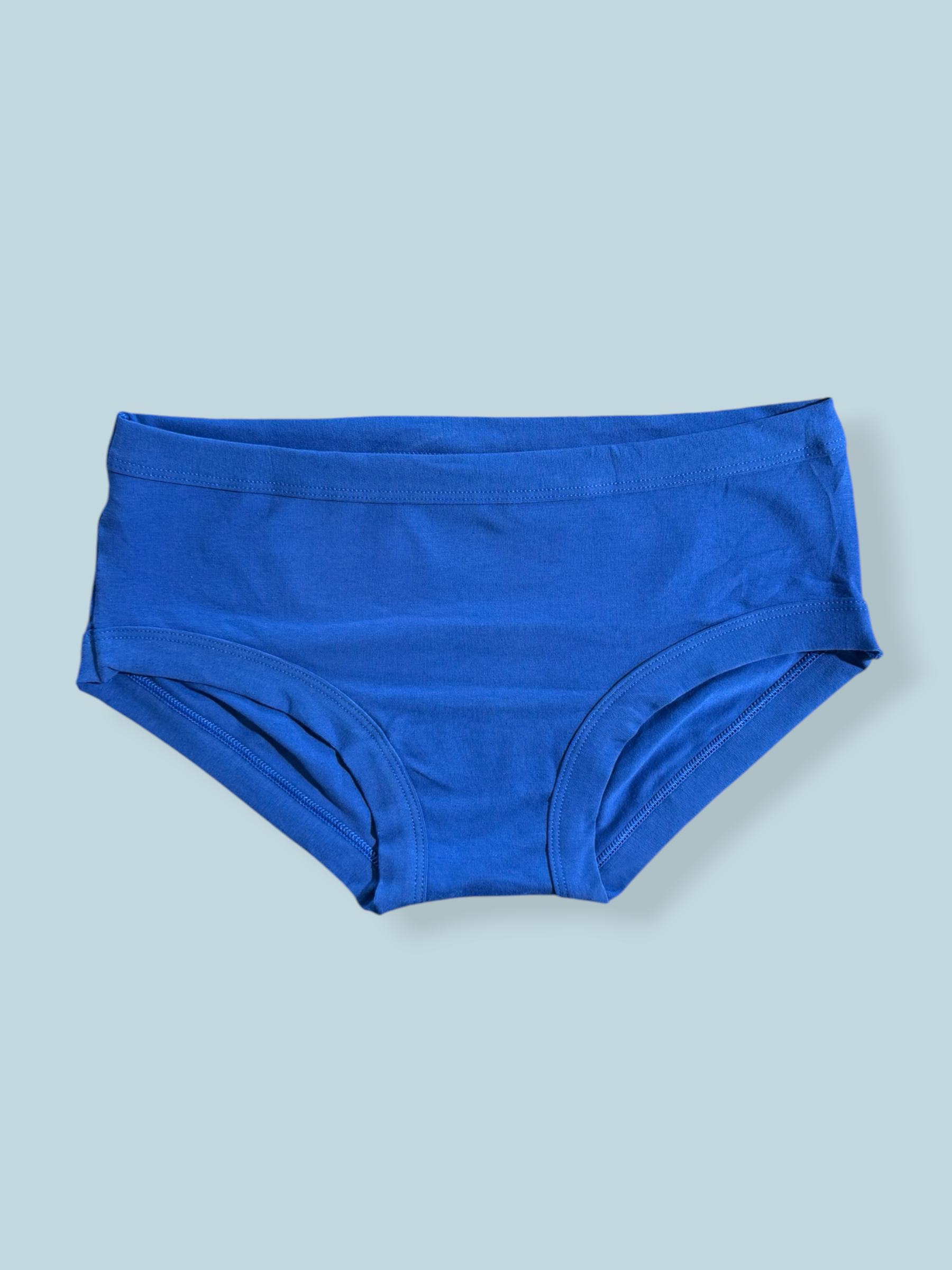 Hipster Blueberry Underpants on blue background
