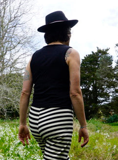  Liquorice Undershorts on model walking away