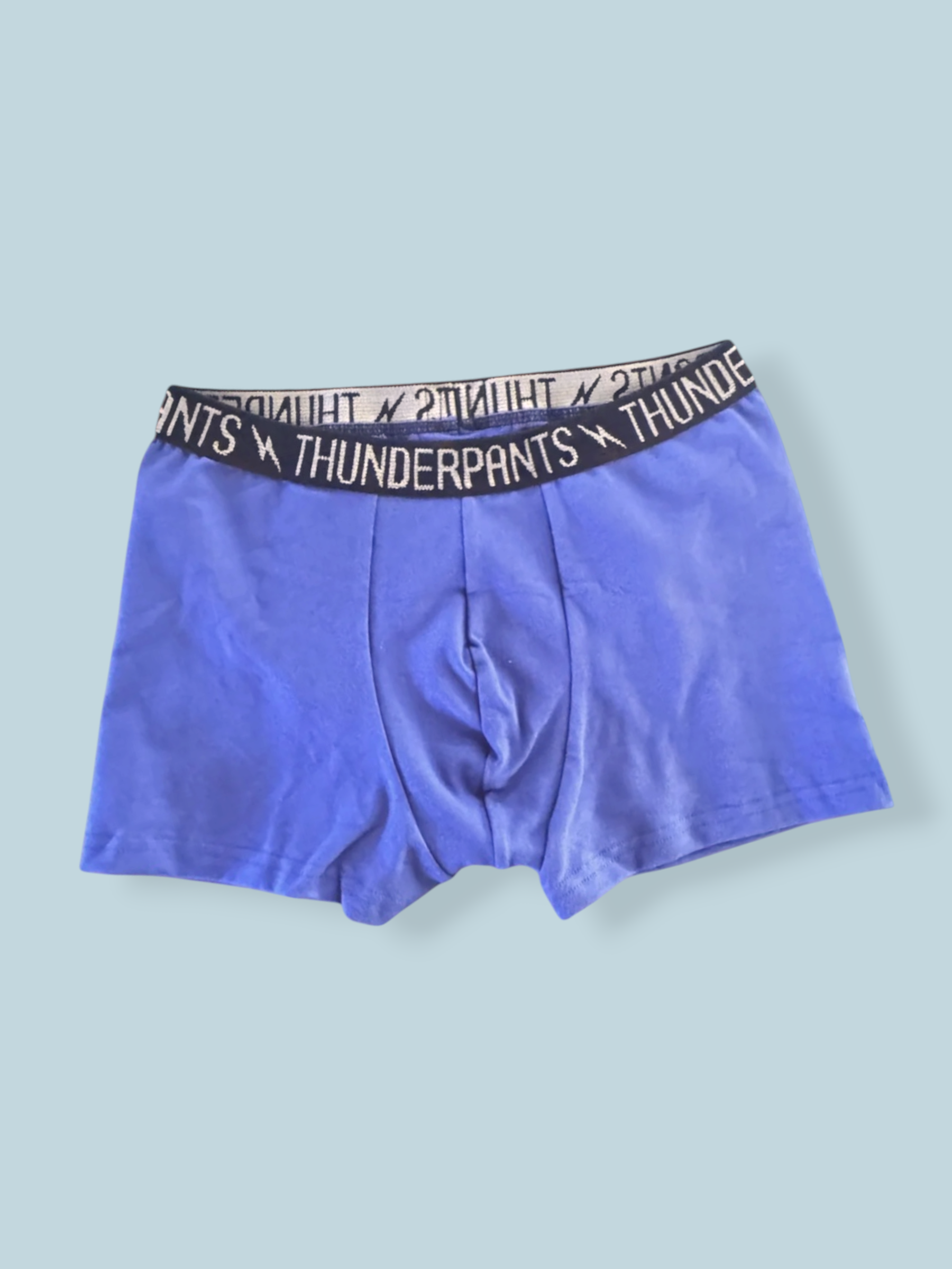 Pouch Boxer Blueberry on blue background